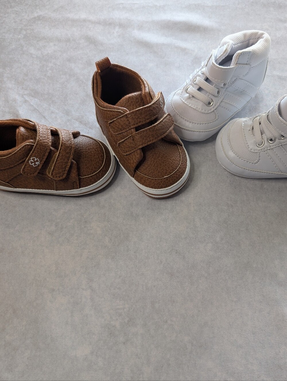 Bundle Of Two Baby Crib Shoes - Lucky Brand & Unbranded